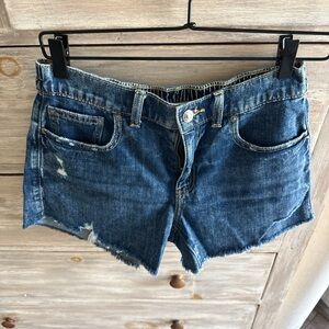 Aerie Daydream Denim Cutoff Shorts